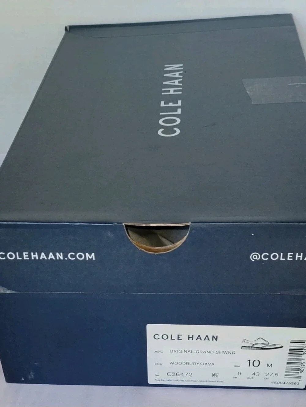Cole Haan Original Grand Tour Wing Oxford - Woodbury Java, Size 10 Men's